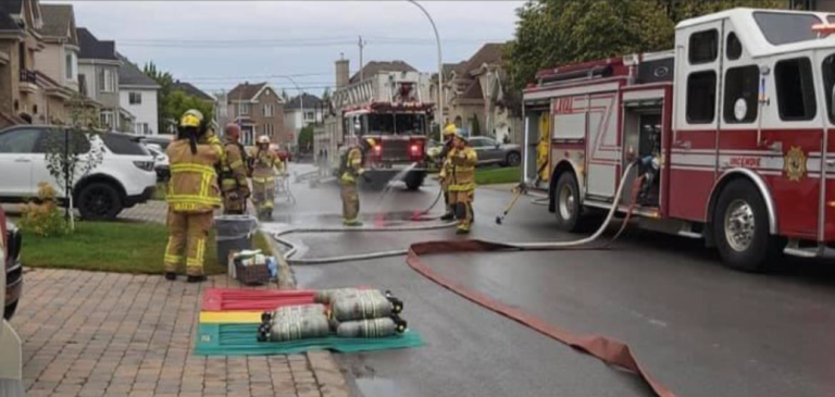 Pertes de 120 000$ après un feu de cuisine Incendie rue Olivier-Maurault