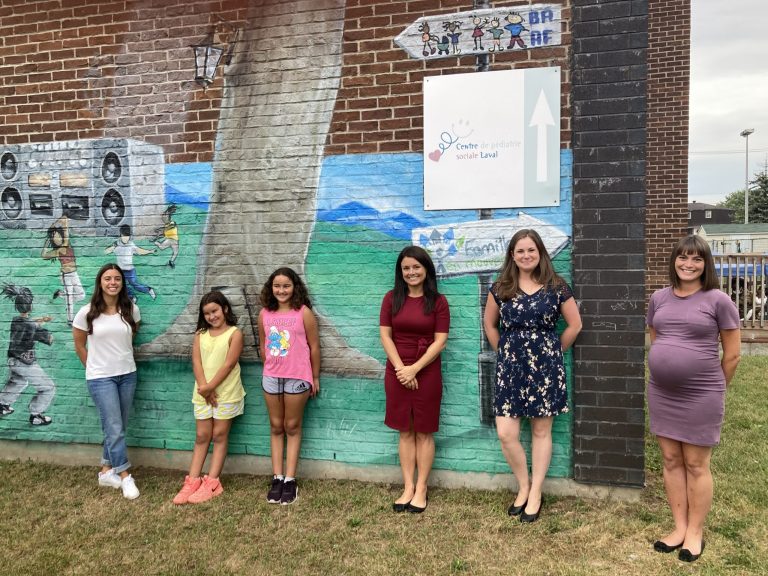 Meaghan Benfeito marraine le Centre de pédiatrie sociale Laval Centre de pédiatrie sociale Laval Meaghan Benfeito