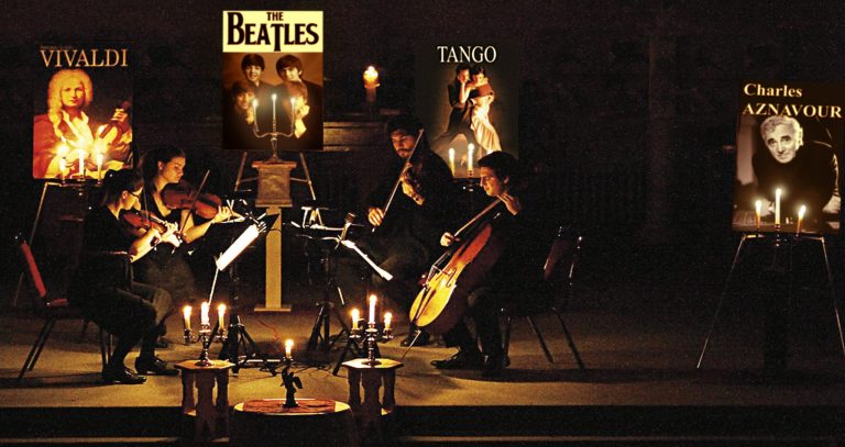 Quatuor et belles mélodies sous les chandelles à Auteuil