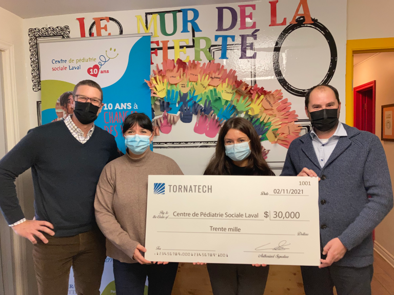 30 000 $ pour le Centre de pédiatrie sociale Laval