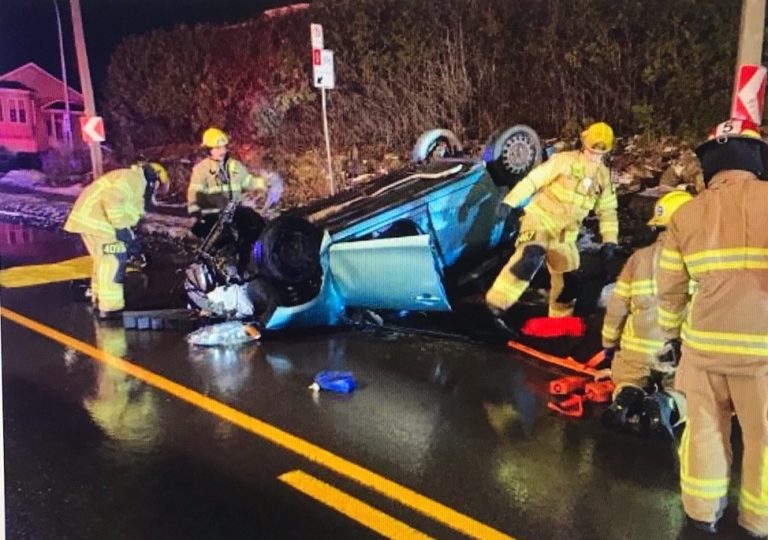 Accident spectaculaire sur le boulevard des Laurentides