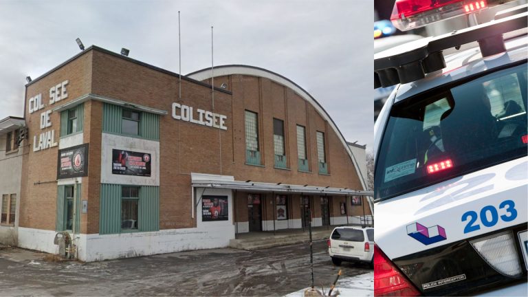 Rassemblement illégal au Colisée de Laval