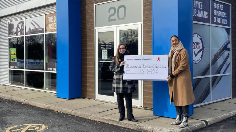 18 870 $ amassés pour la Fondation du cancer du sein du Québec sein