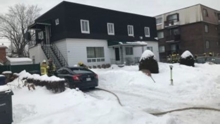 Plus de 110 000$ de dégâts pour des travaux de polissage Feu travaux polissage 73e Avenue Chomedey