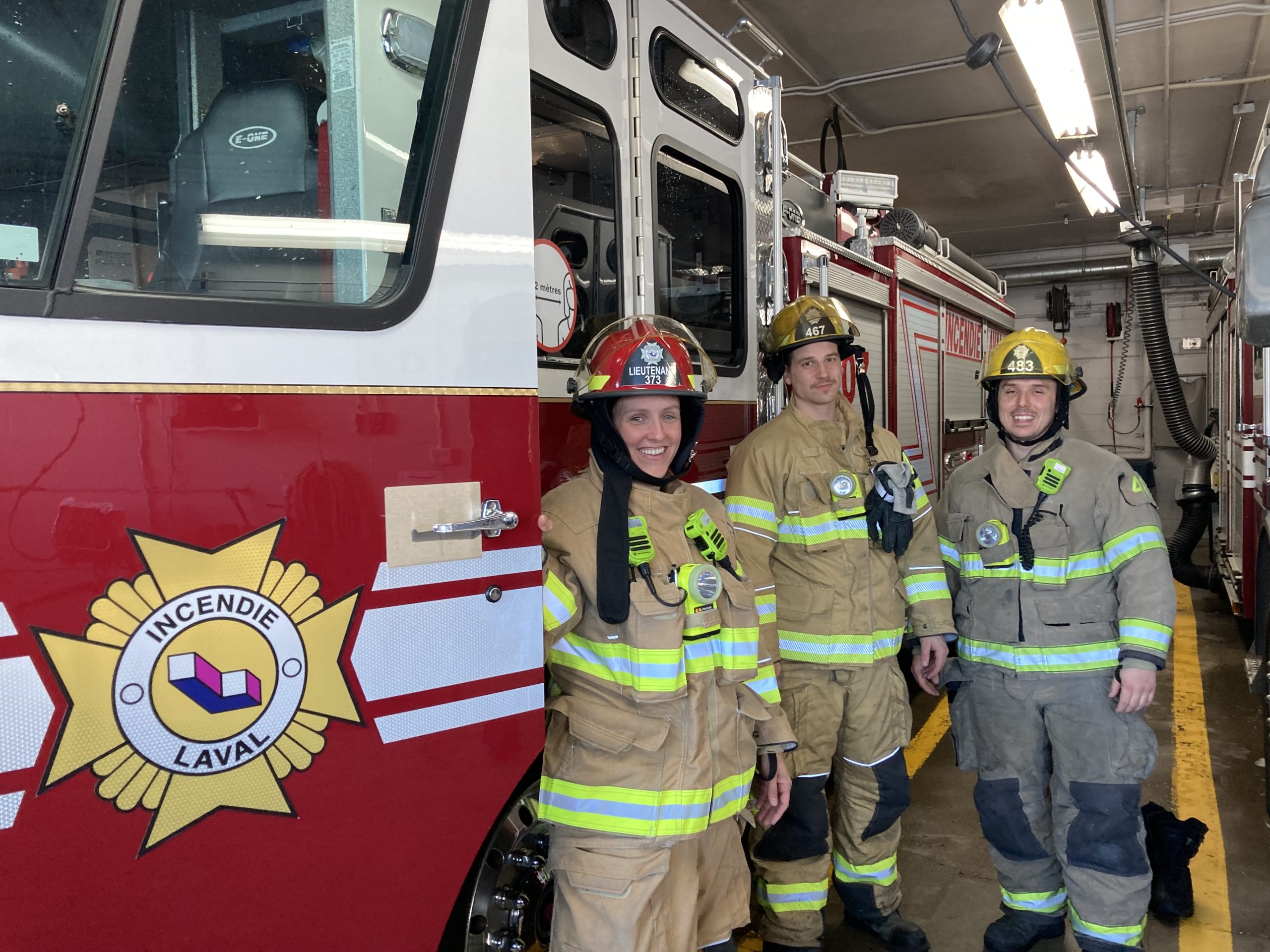 Isabelle Tardif Lieutenante pompier Service de sécurité incendie de Laval