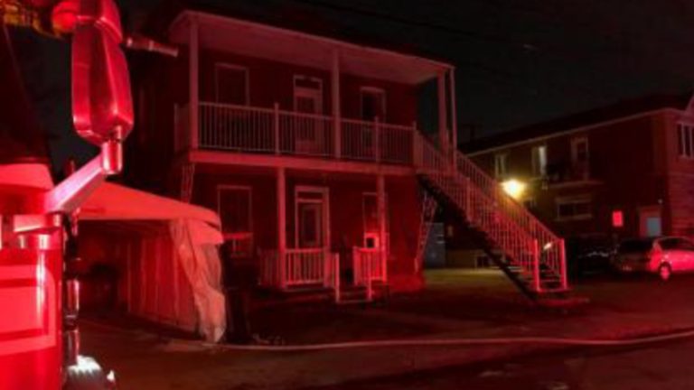 Incendie feu cuisine boulevard Lévesque Est Pont-Viau