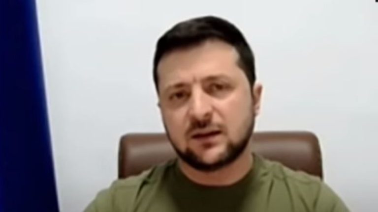 Zelensky diffuse une vidéo du désastre et veut une zone d’exclusion aérienne