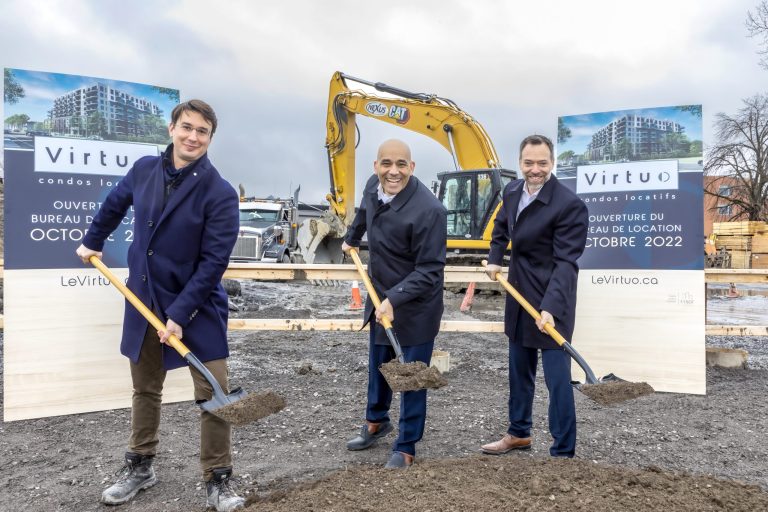 Bientôt un projet immobilier de 50 M$ à Sainte-Rose projet immobilier Virtuo Alexandre Jarry Philippe Krivicky Christopher Skeete député de Sainte-Rose Cogir immobilier