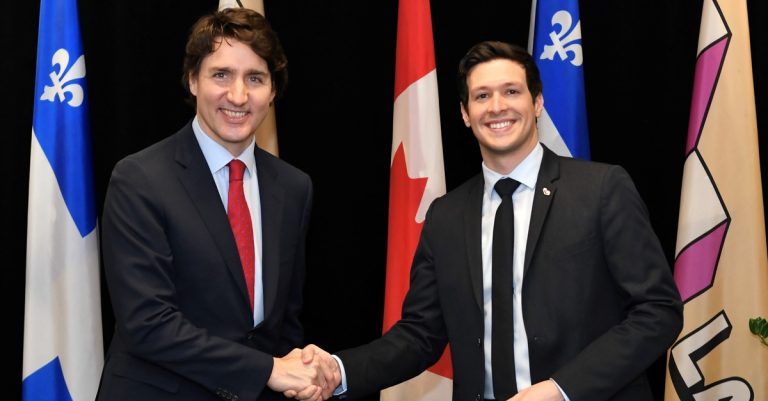 Un premier tête-à-tête entre Justin Trudeau et Stéphane Boyer Justin Trudeau