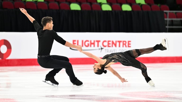 Chloe Panetta aux Championnats du monde juniors de patinage artistique Panetta