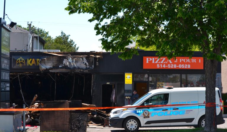 400 000$ de dégâts dans un feu suspect de restaurant Incendie criminel Karma Resto Lounge Chomedey boulevard Curé-Labelle
